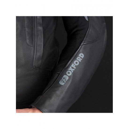 Oxford Cypher 1.0 Leather Motorcycle Jacket at JTS Biker Clothing